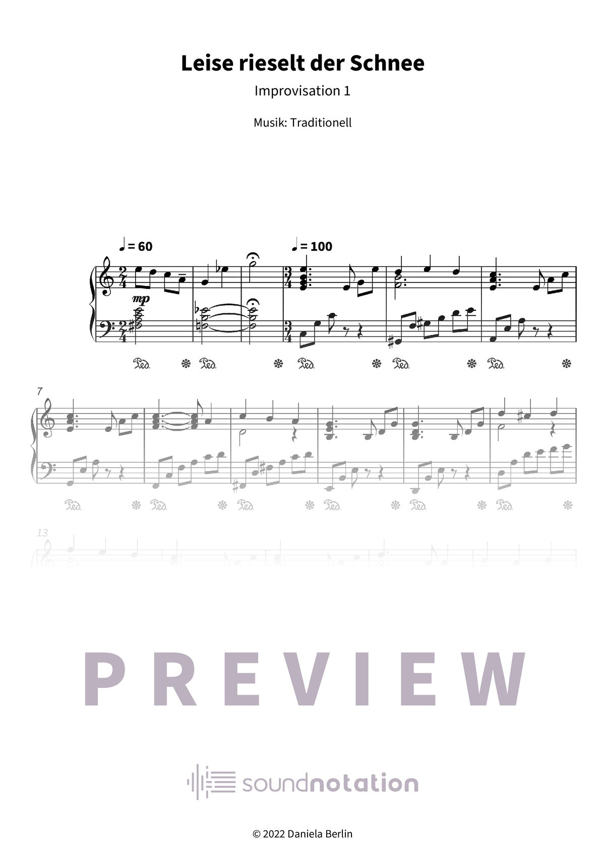 Leise rieselt der Schnee - Preview Page 1