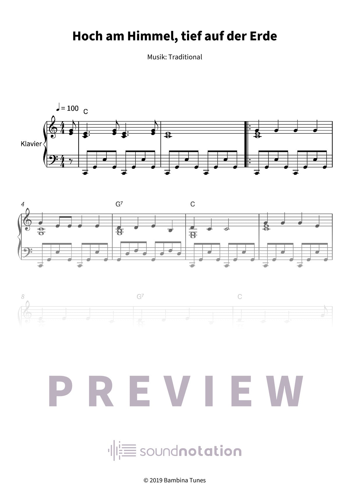 Hoch am Himmel, tief auf der Erde - Preview Page 1