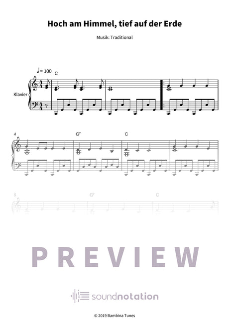 Hoch am Himmel, tief auf der Erde - Preview Page 1