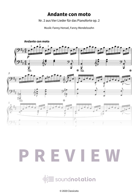 Andante con moto - Preview Page 1