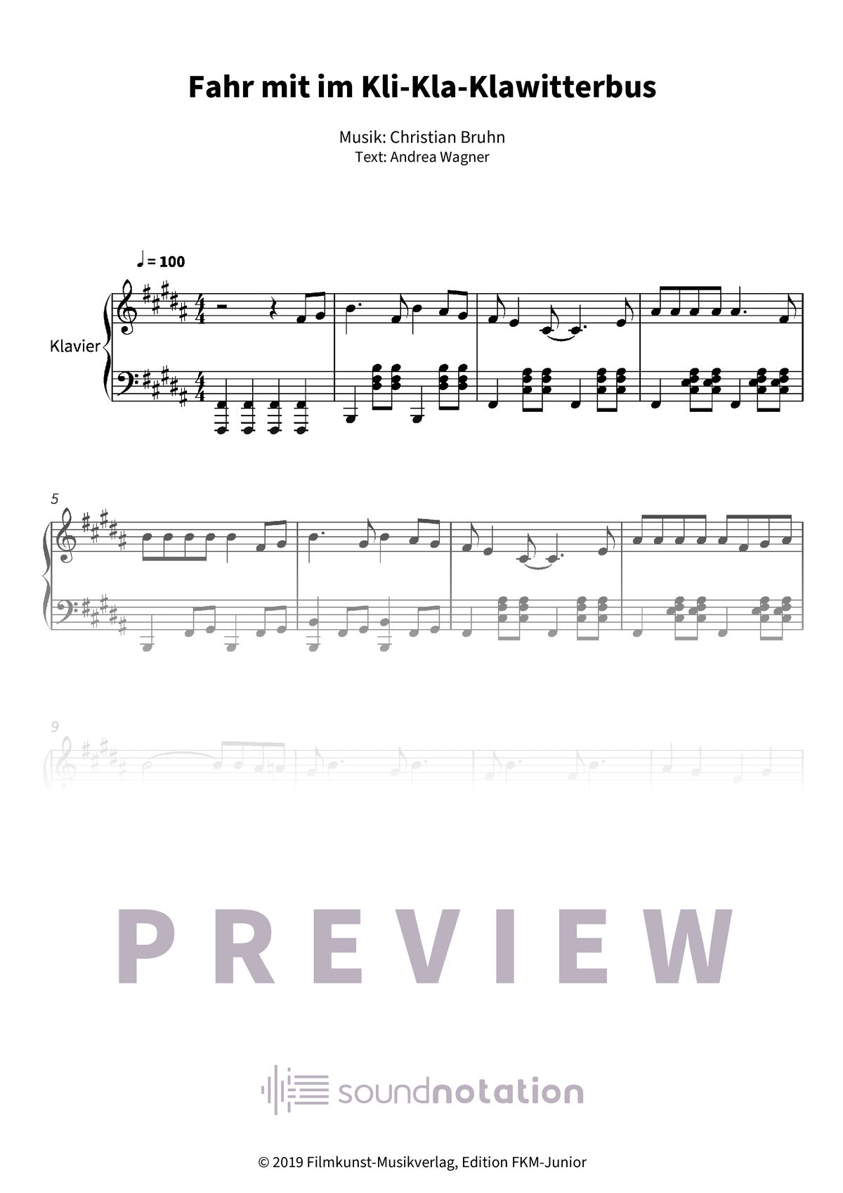 Fahr mit im Kli-Kla-Klawitterbus (Kli-Kla-Klawitter) - Preview Page 1