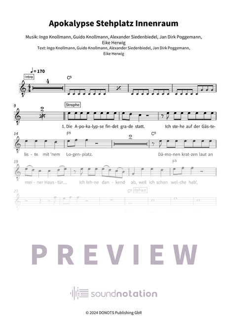 Apokalypse Stehplatz Innenraum - Preview Page 1