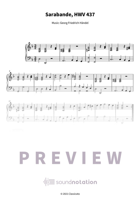 Sarabande - Preview Page 1