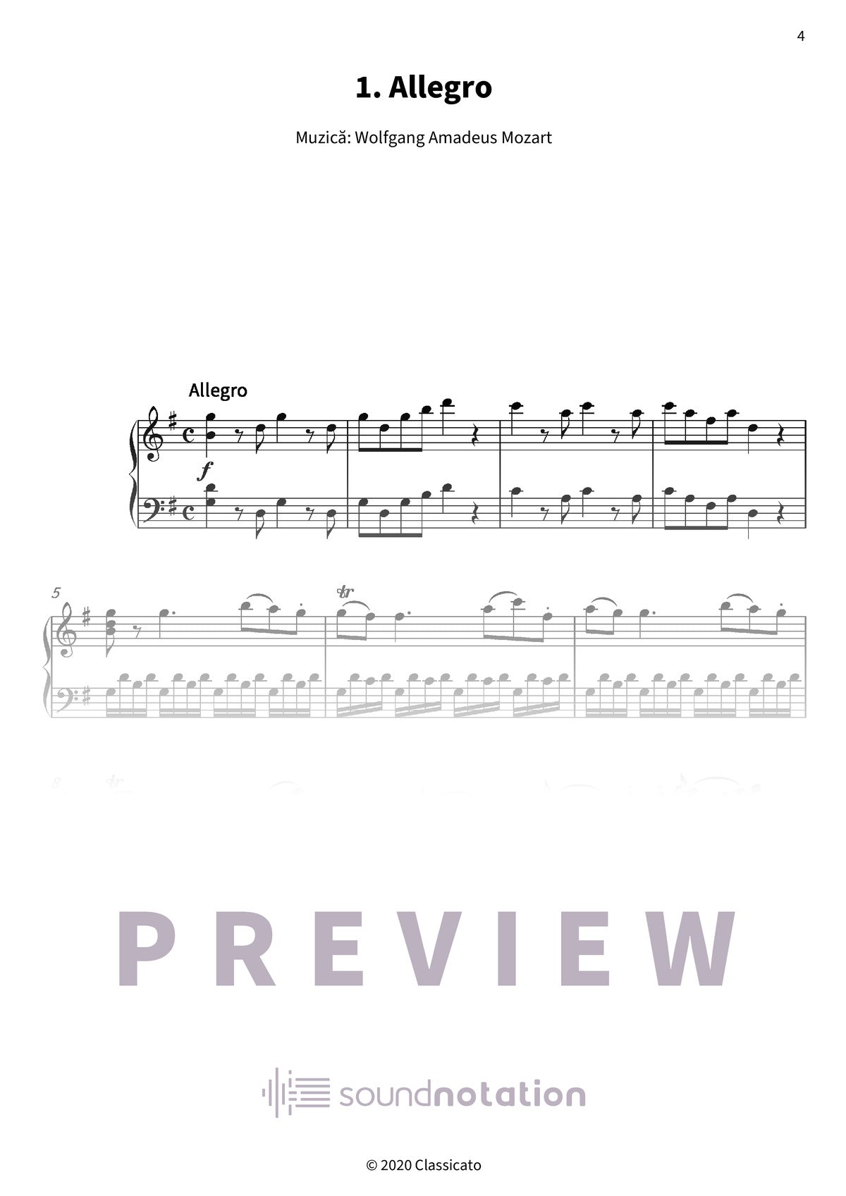 Mica serenadă - Preview Page 1