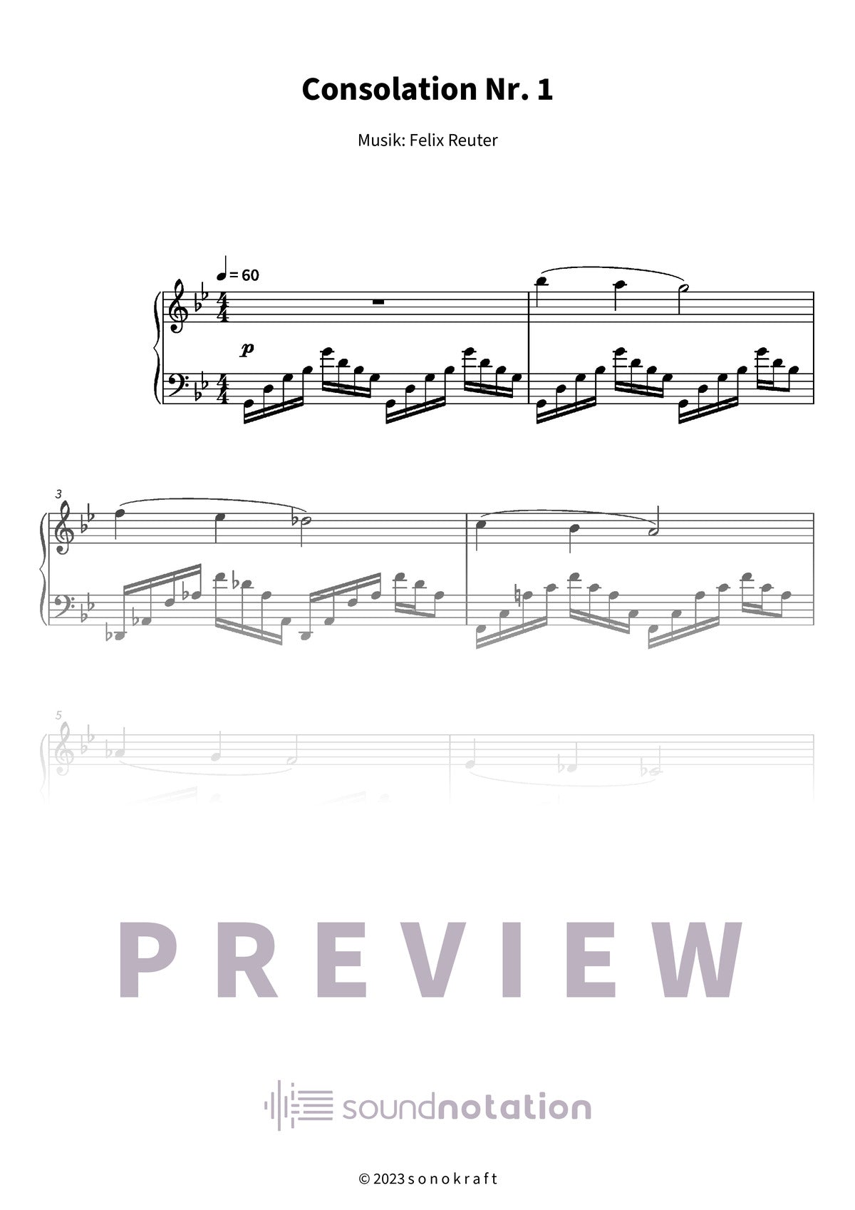 Consolation Nr. 1 - Preview Page 1