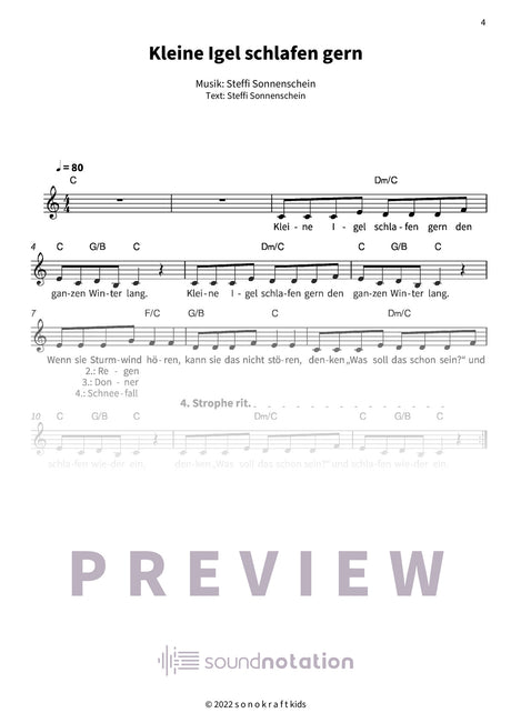 Kleine Igel schlafen gern - Preview Page 1