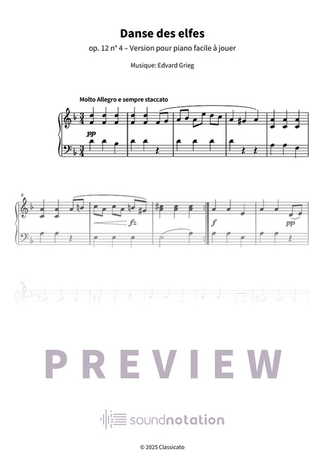 Danse des elfes - Preview Page 1