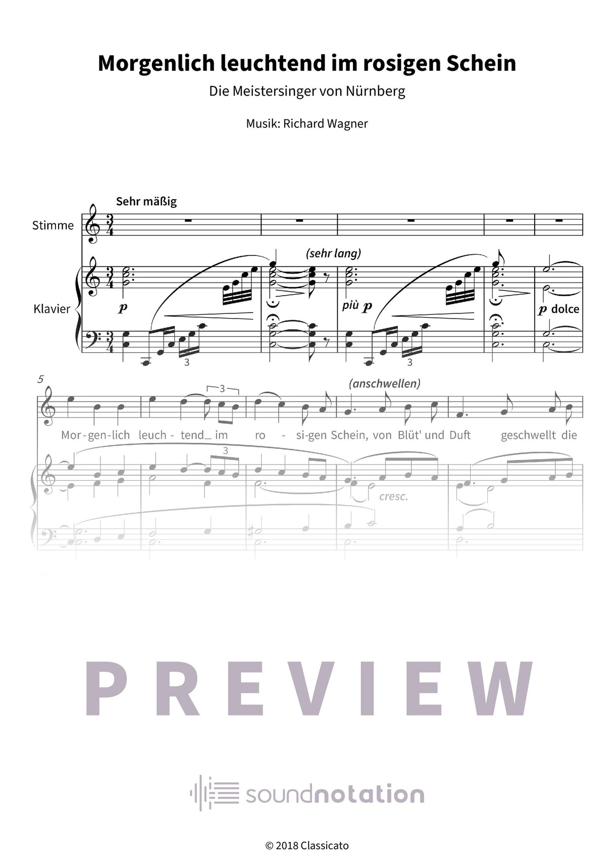 Morgenlich leuchtend im rosigen Schein - Preview Page 1