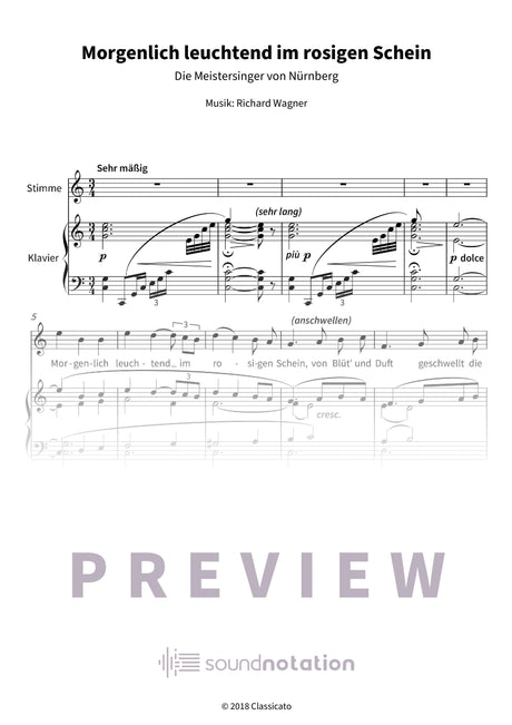Morgenlich leuchtend im rosigen Schein - Preview Page 1