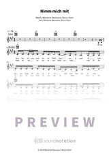 Nimm mich mit - Preview Page 1