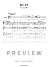 Es ist Zeit - Preview Page 1