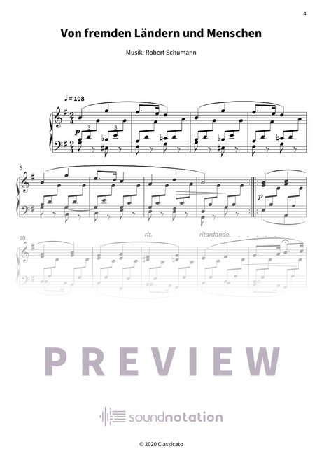 Kinderszenen op. 15 - Preview Page 1