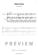 Alabama Song - Preview Page 1