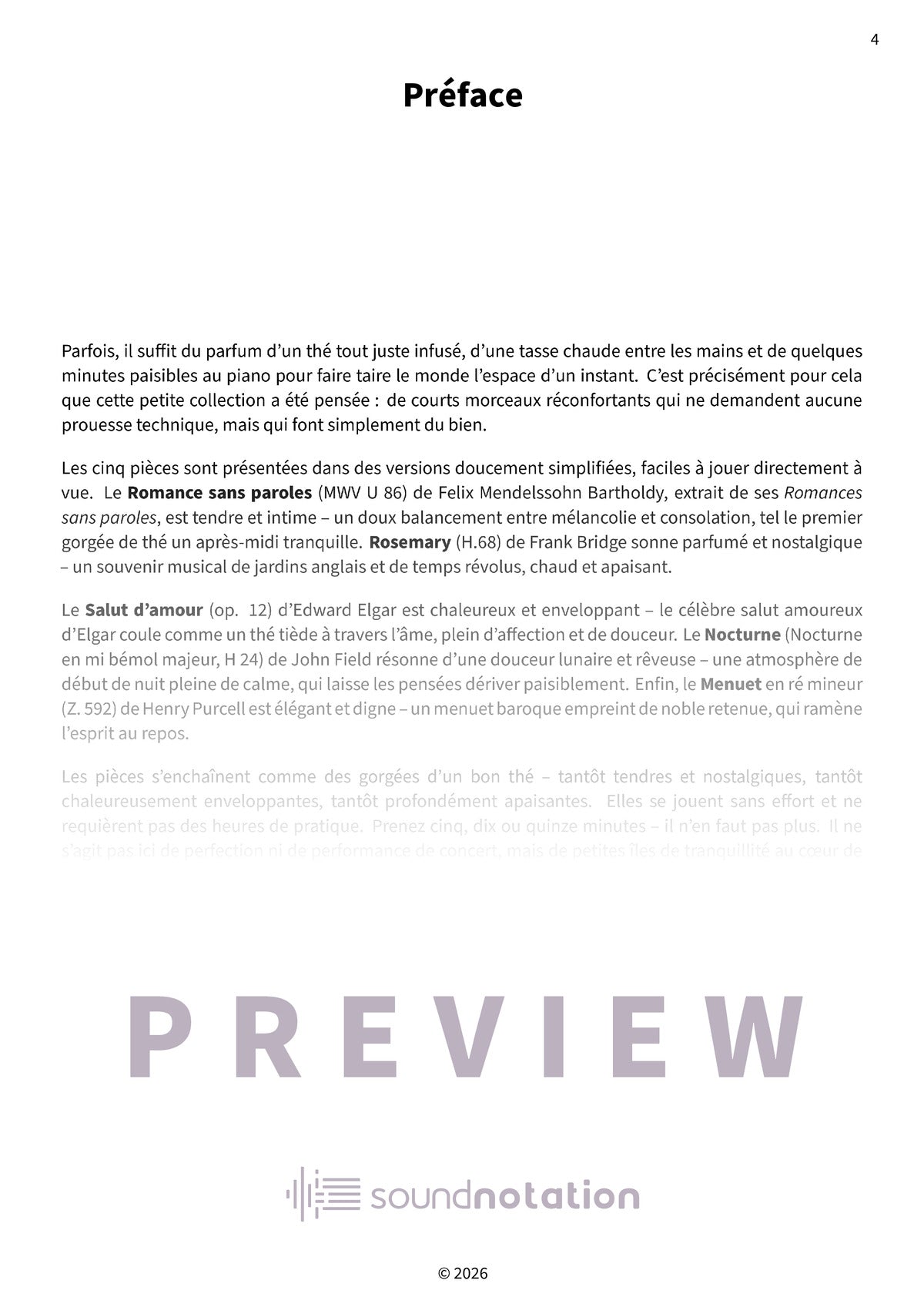 Pause thé au piano - Preview Page 1