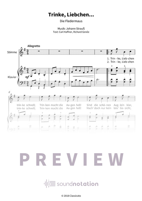 Trinke, Liebchen... - Preview Page 1