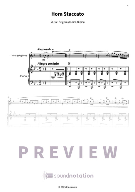 Hora Staccato - Preview Page 1
