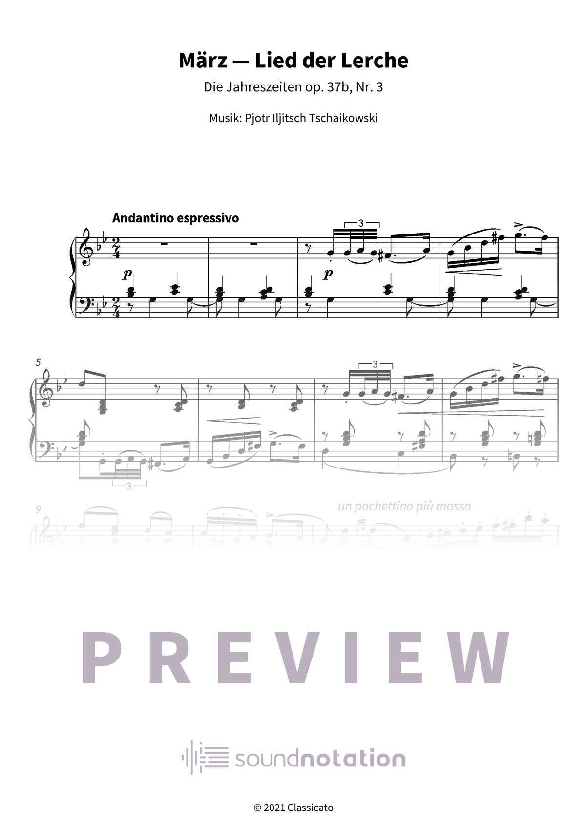 März — Lied der Lerche - Preview Page 1