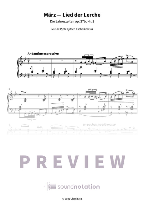 März — Lied der Lerche - Preview Page 1