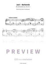 Juni — Barkarole - Preview Page 1