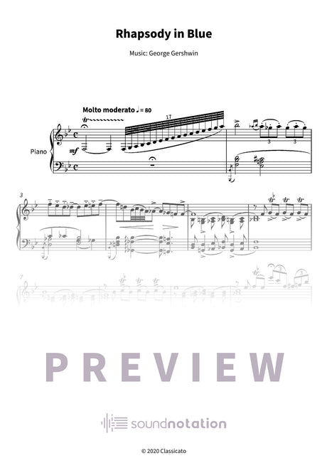 Rhapsody in Blue - Preview Page 1