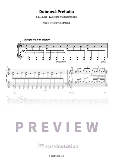 Dubnová Preludia - Preview Page 1