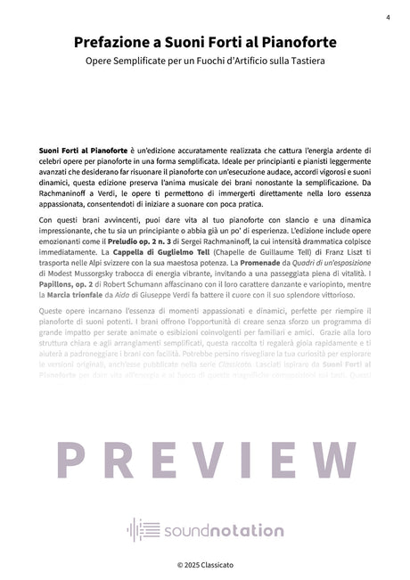 Suoni Forti al Pianoforte - Preview Page 1