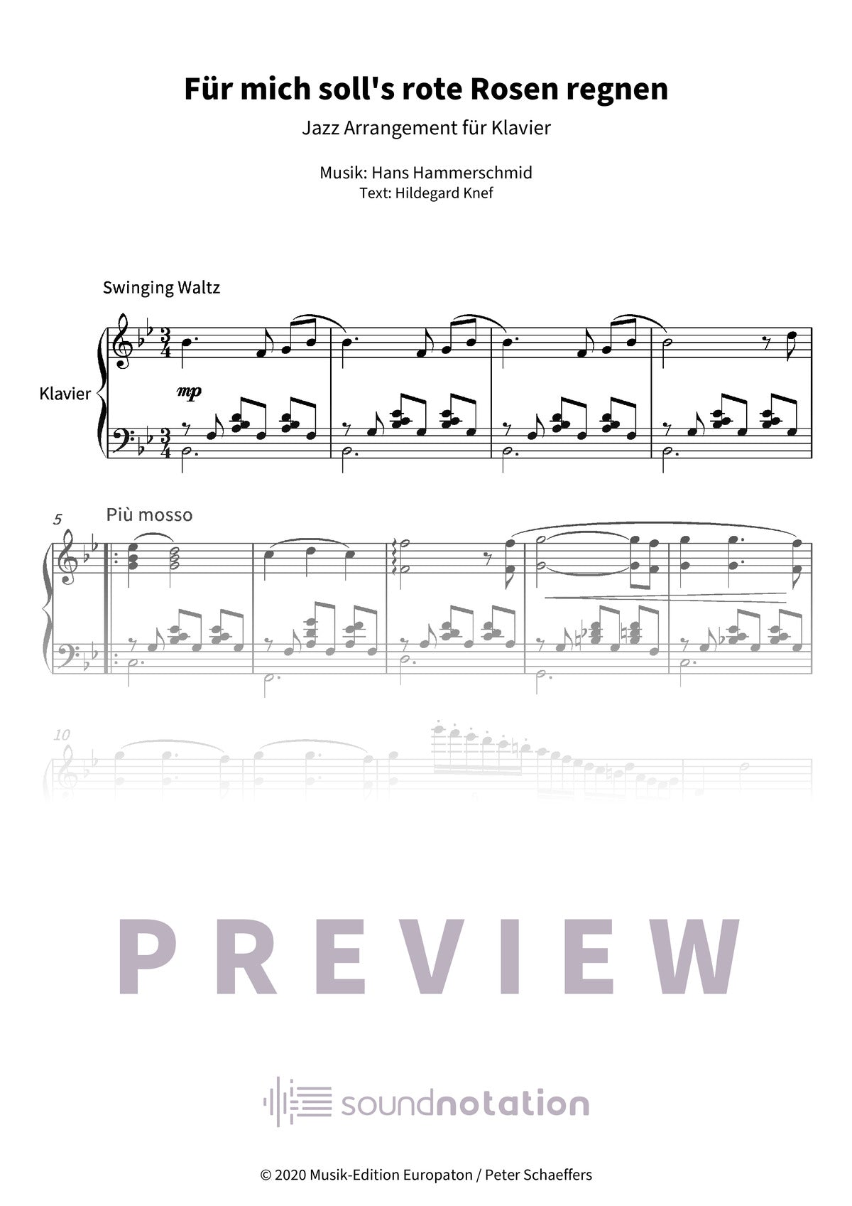 Für mich soll's rote Rosen regnen - Preview Page 1