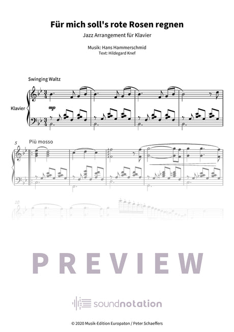 Für mich soll's rote Rosen regnen - Preview Page 1