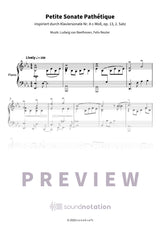 Petite Sonate Pathétique - Preview Page 1