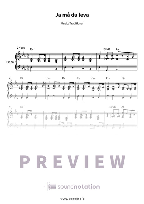 Ja må du leva - Preview Page 1