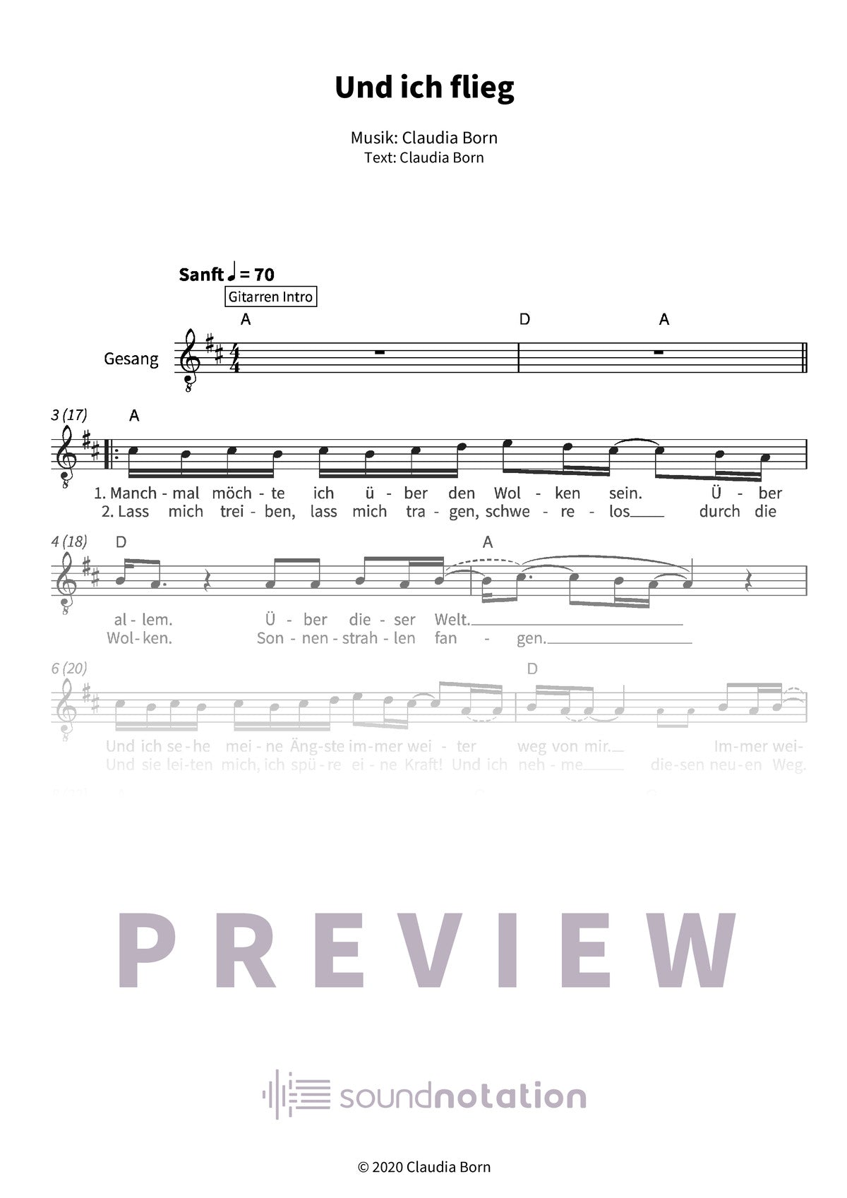 Und ich flieg - Preview Page 1