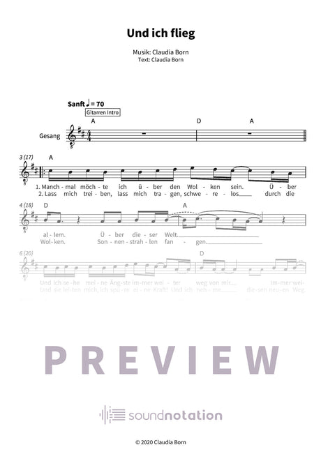 Und ich flieg - Preview Page 1