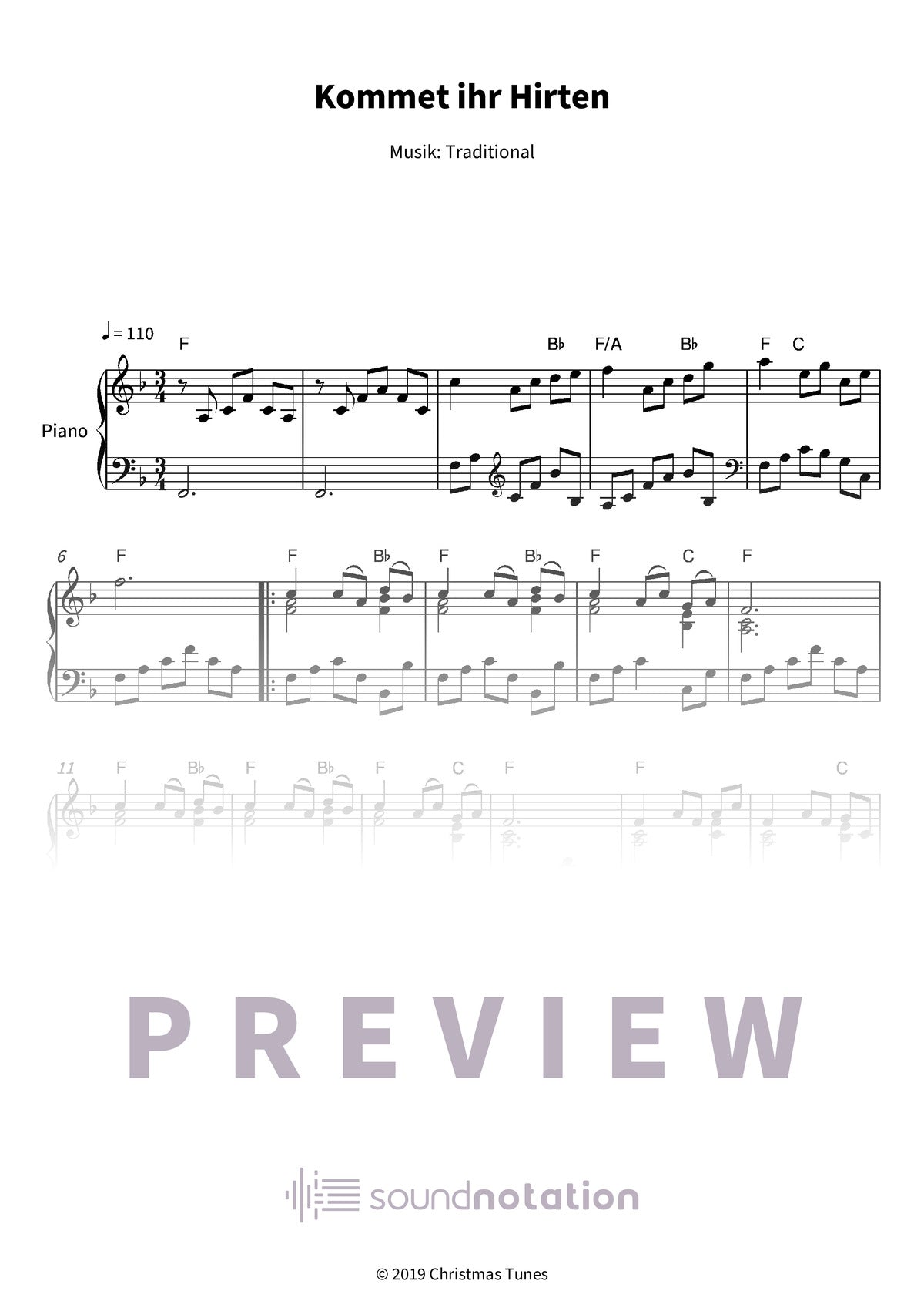 Kommet ihr Hirten - Preview Page 1