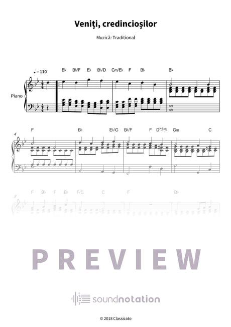 Veniți, credincioșilor - Preview Page 1
