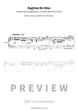 Ragtime für Elise - Preview Page 1