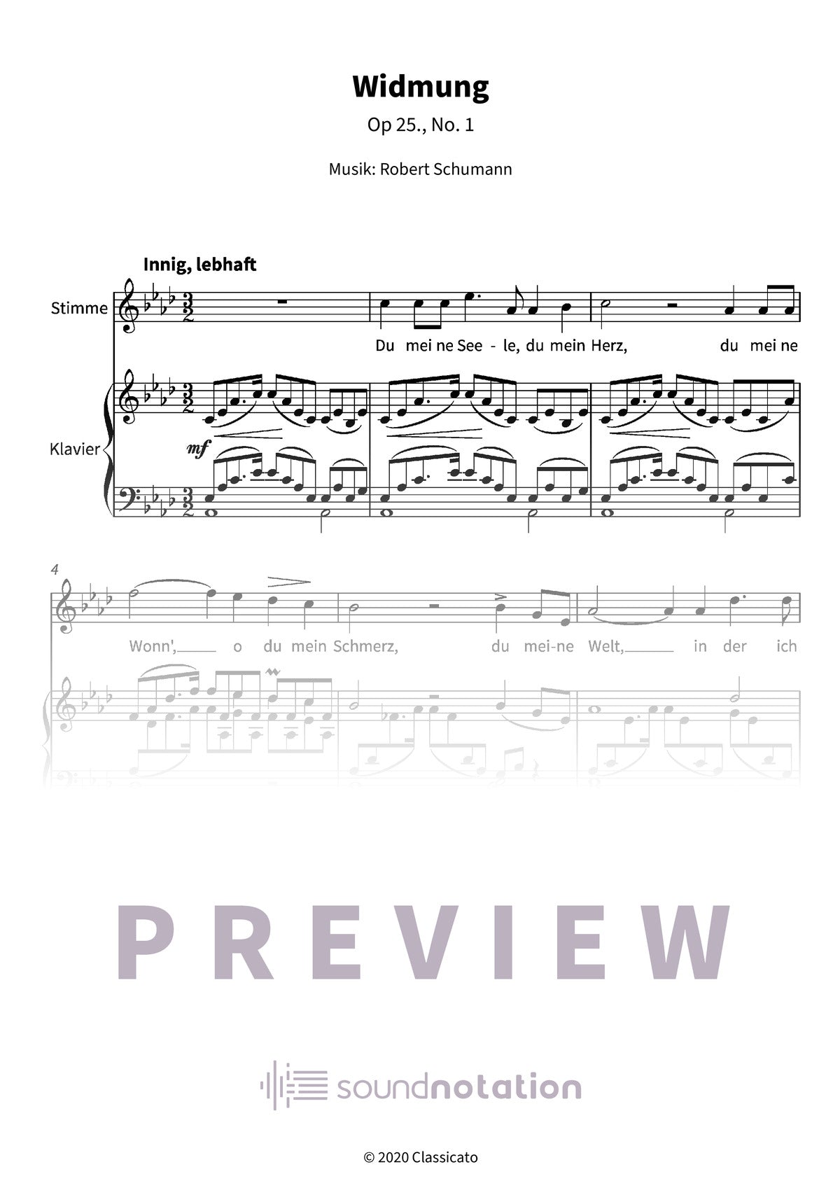 Widmung - Preview Page 1