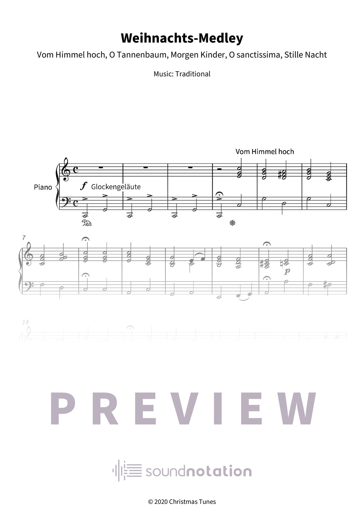 Weihnachts-Medley - Preview Page 1