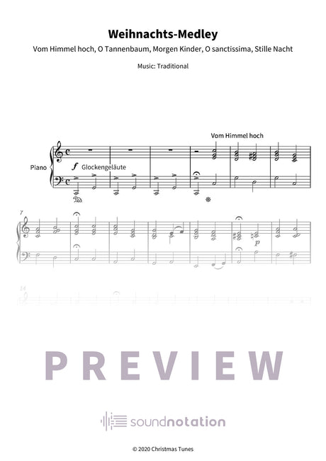 Weihnachts-Medley - Preview Page 1