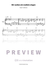 Wir wollen ein Liedlein singen - Preview Page 1