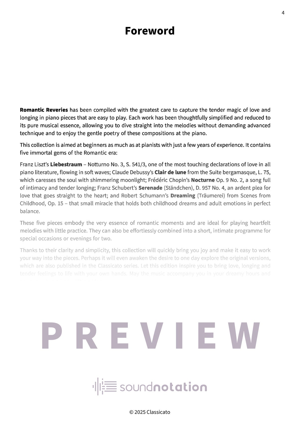 Romantic Reveries - Preview Page 1
