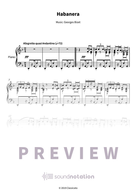 Habanera - Preview Page 1