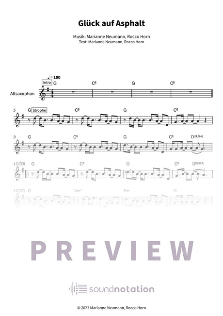 Glück auf Asphalt - Preview Page 1