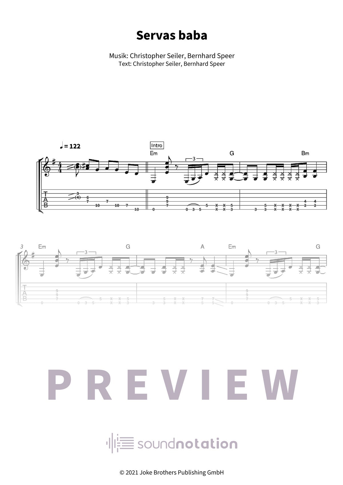 Servas baba - Preview Page 1