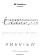 Bä, bä, vita lamm - Preview Page 1
