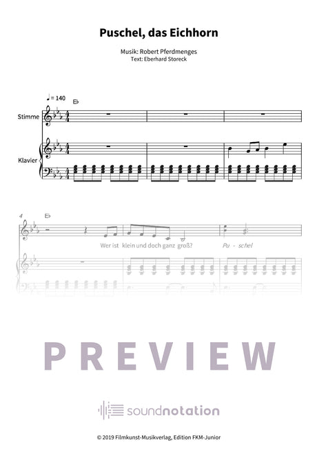 Puschel, das Eichhorn - Preview Page 1