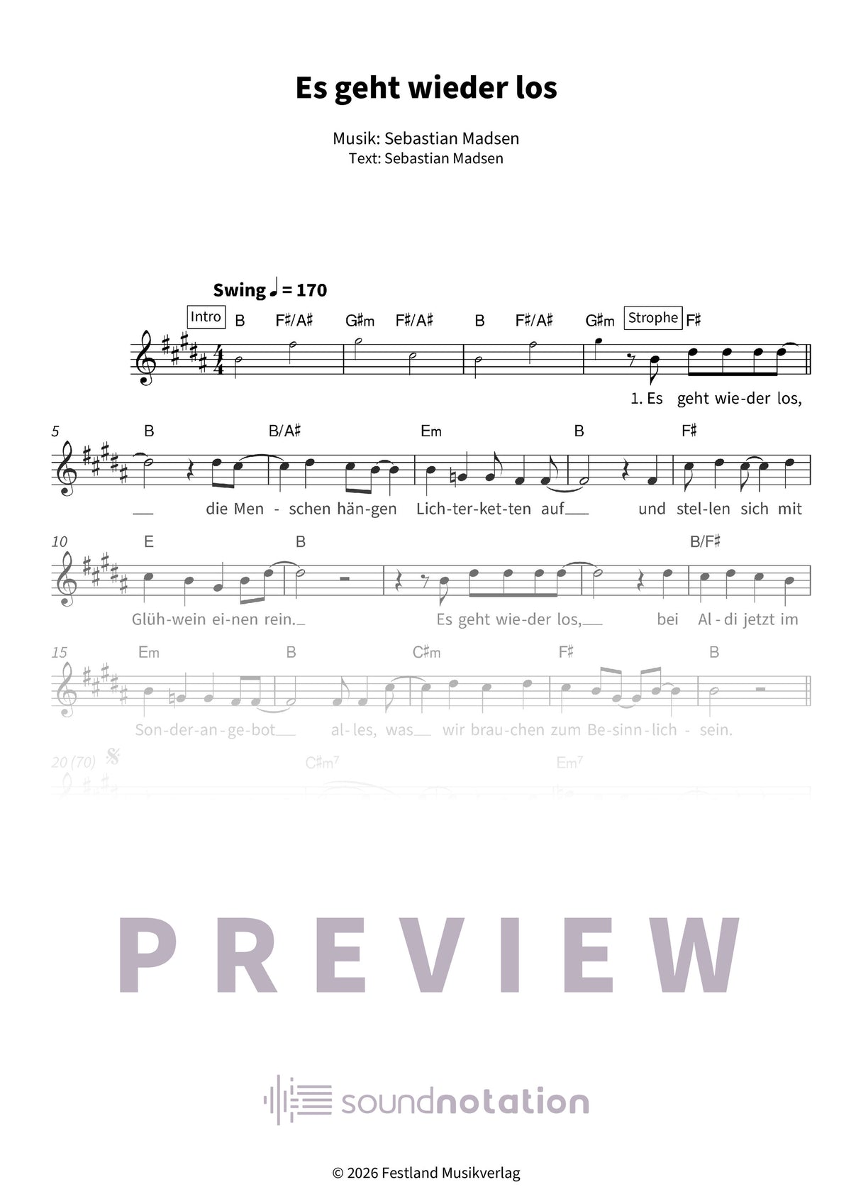 Es geht wieder los - Preview Page 1