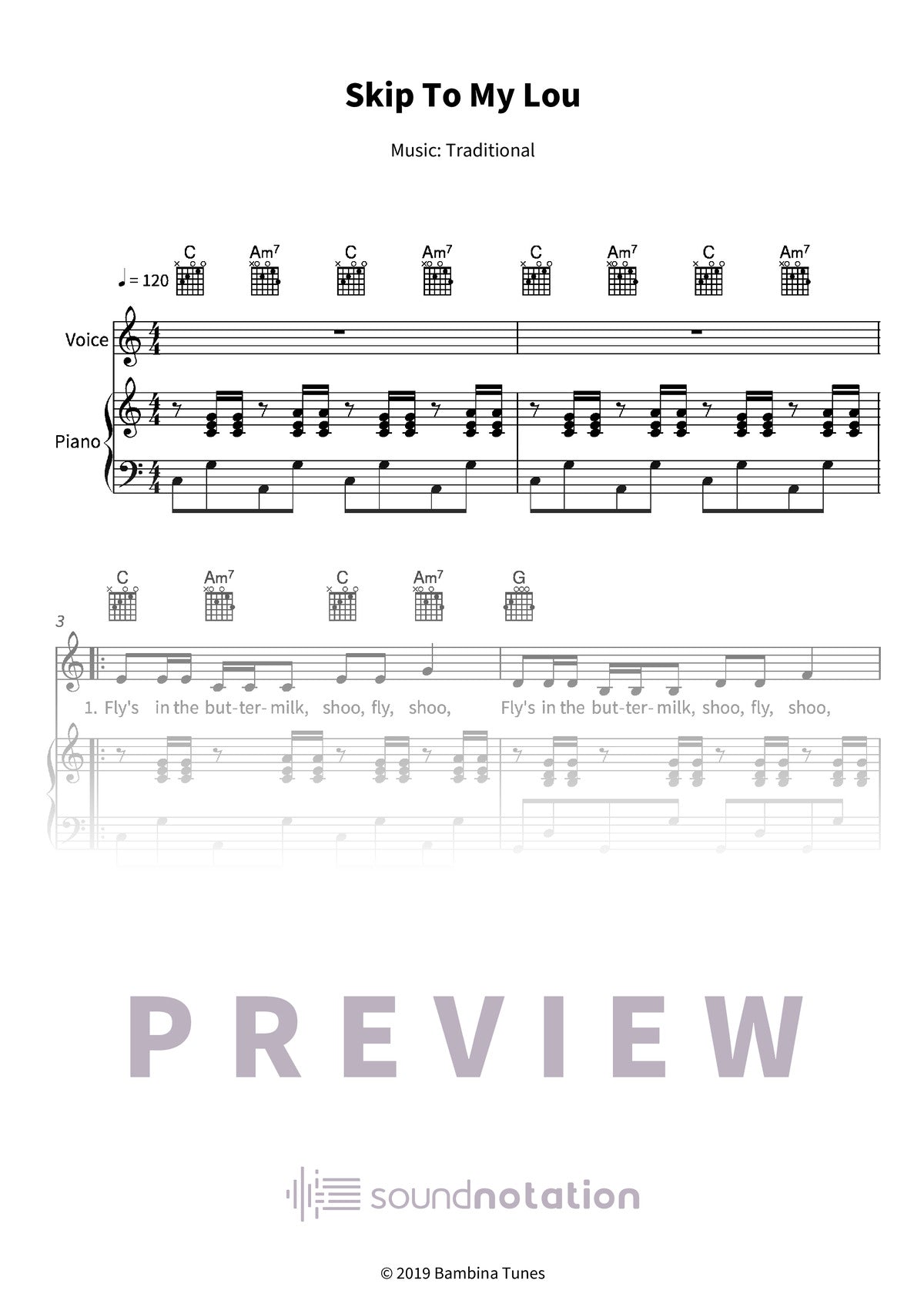Skip To My Lou - Preview Page 1