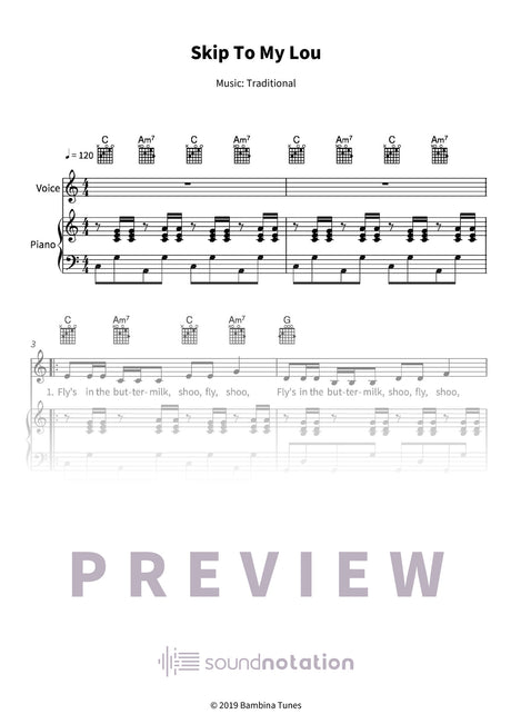 Skip To My Lou - Preview Page 1