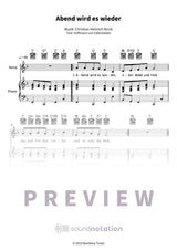 Abend wird es wieder - Preview Page 1