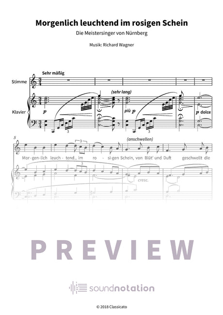 Morgenlich leuchtend im rosigen Schein - Preview Page 1